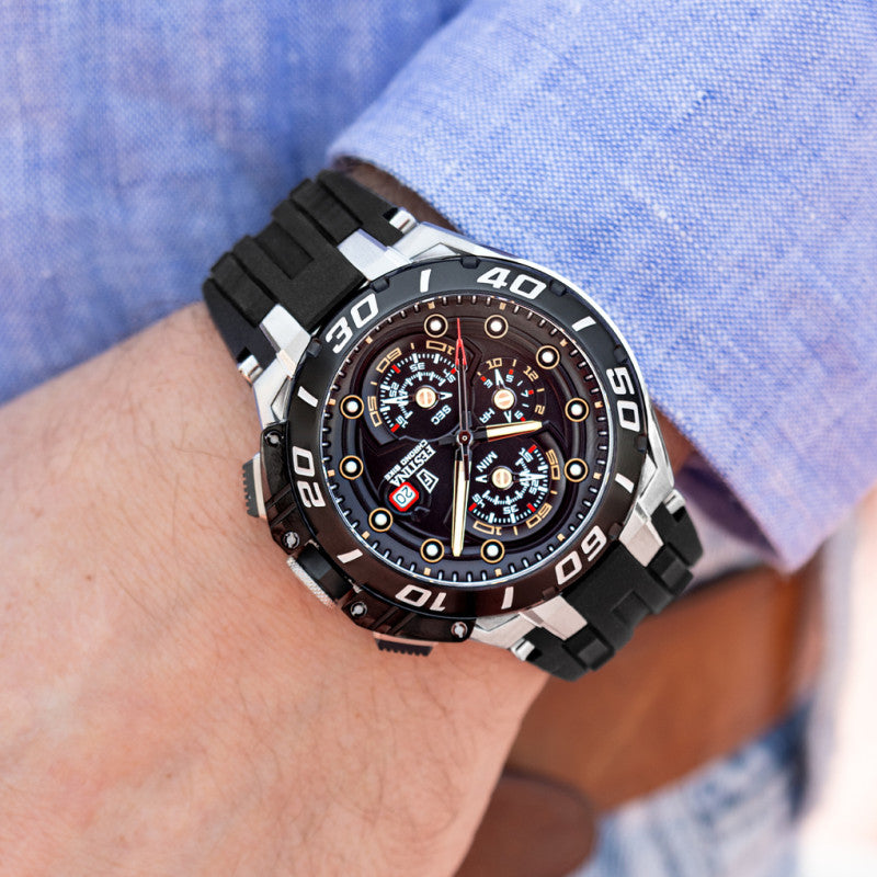 Festina ChronoBike Black Dial Rubber Strap Men's Watch F20755/8