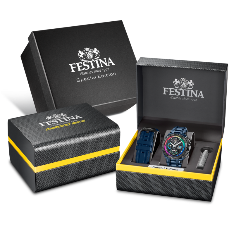 Festina Special Edition Black Dial Stainless Steel Men's Watch F20759/1