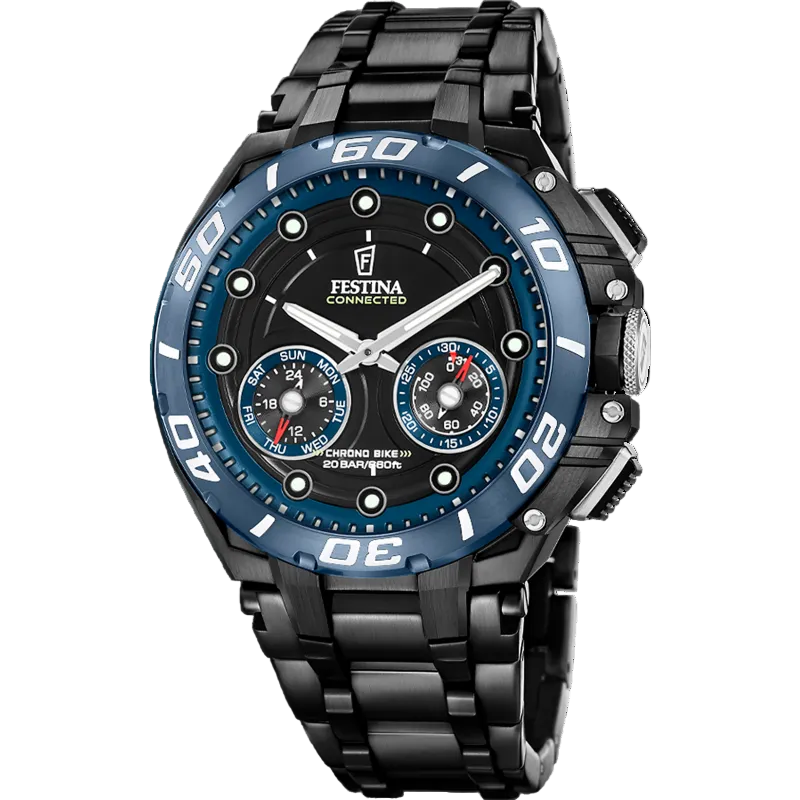 Festina Black Dial Stainless Steel Men's Watch F20762/1