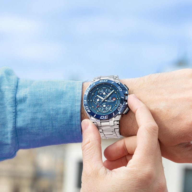 Festina ChronoBike Blue Dial Stainless Steel Men's Watch F20754/4