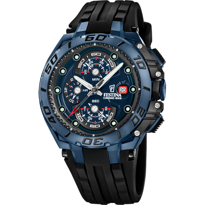 Festina Special Edition Blue Dial Stainless Steel Men's Watch