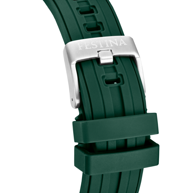 Festina ChronoBike Green Dial Rubber Strap Men's Watch F20755/3