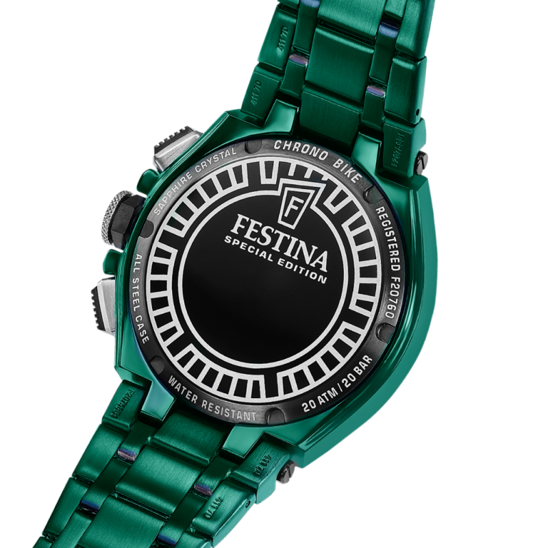 Festina Special Edition Green Dial Stainless Steel Men's Watch F20758/1