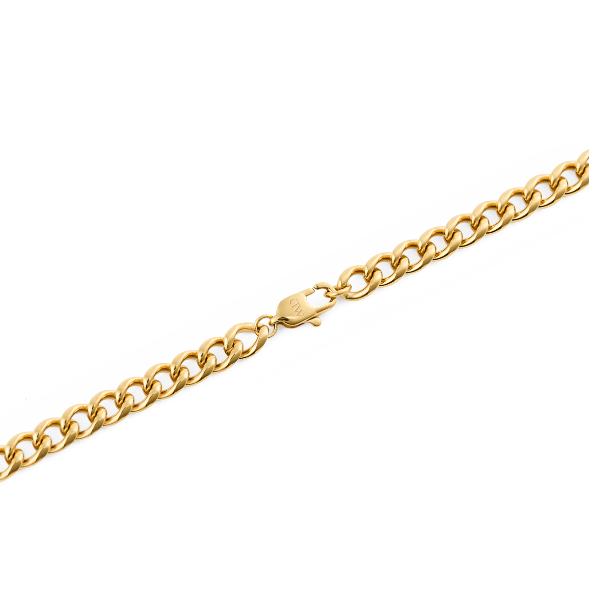 Daniel Wellington Ellipse 4mm Necklace Gold in recycled stainless steel