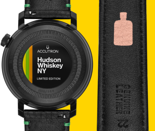 Accutron Spaceview Evolution x Hudson Whiskey 28A209
