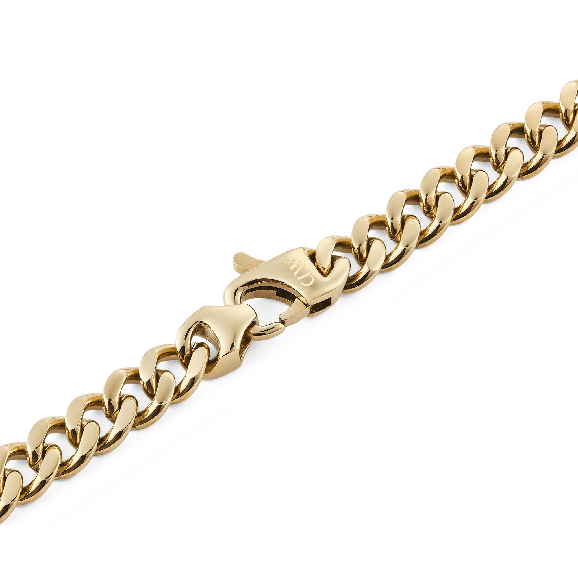 Daniel Wellington Ellipse Cuban Chain Necklace Gold