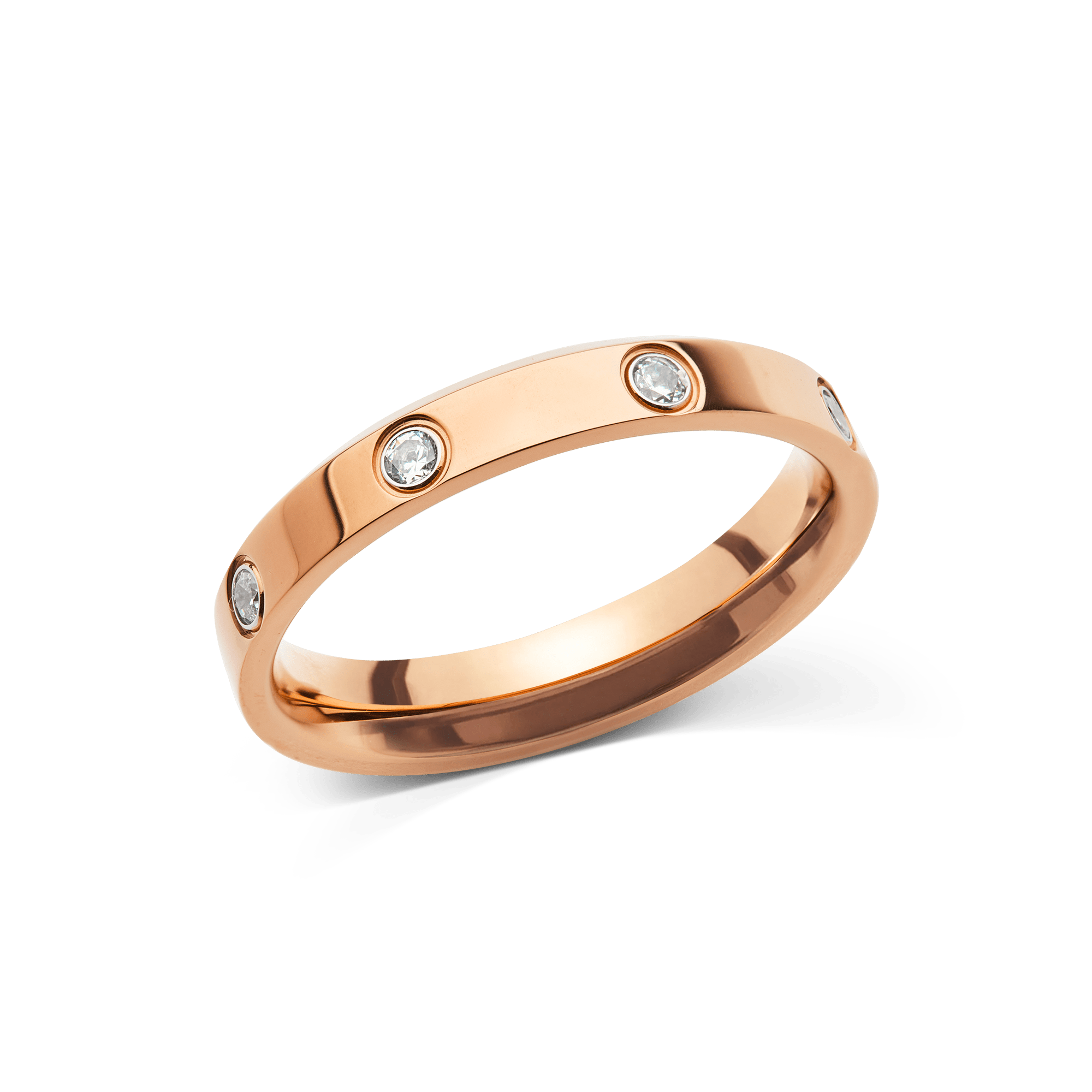 Daniel Wellington Classic Lumine Ring Rose Gold 4mm