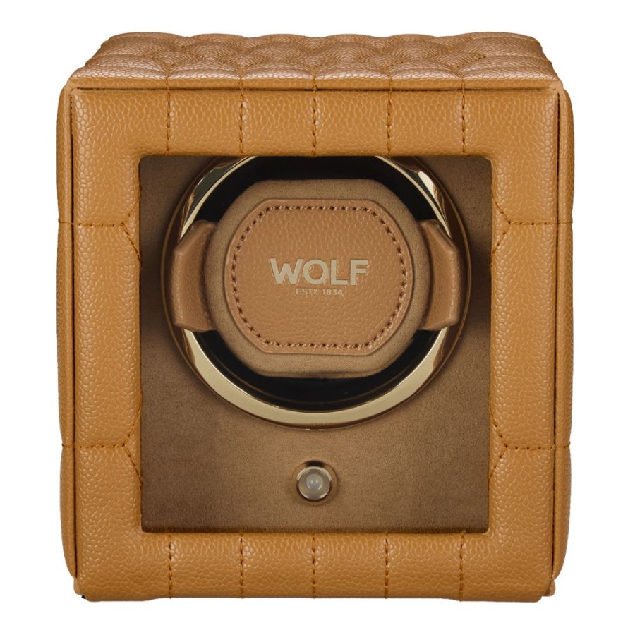 Wolf Lauren Single Watch Winder Tan