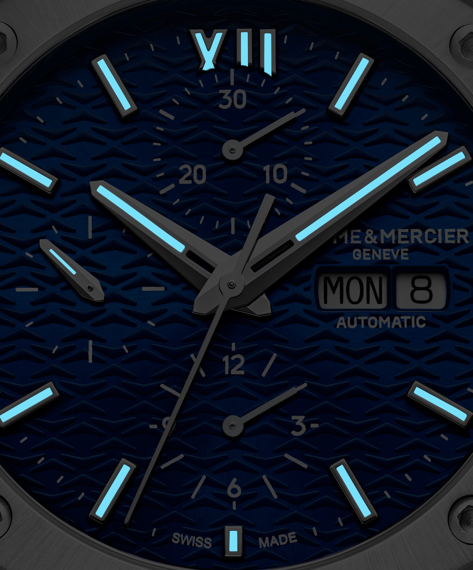 Baume & Mercier Riviera Blue Automatic 43mm Watch M0A10623
