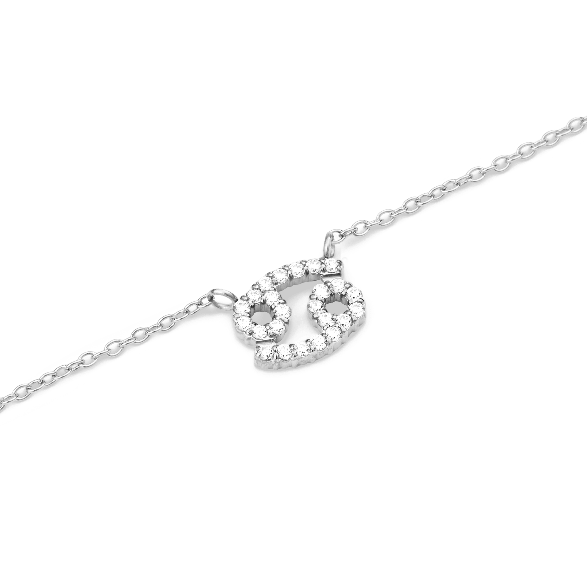 Daniel Wellington Zodiac Crystal Necklace Silver