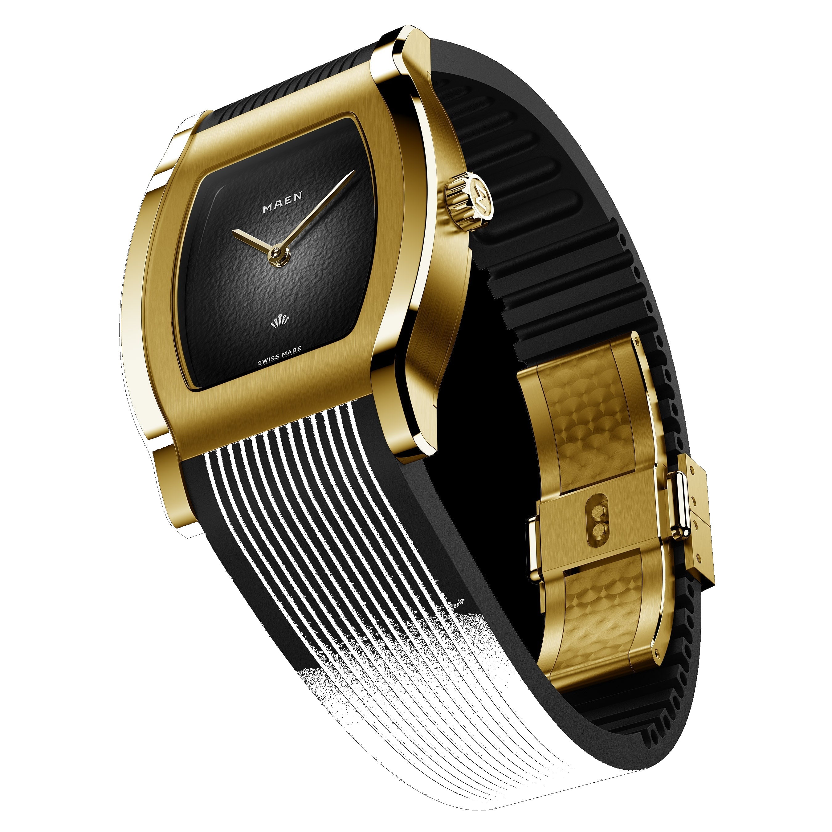 MAEN MAEN Grand Tonneau Ultra-Thin Gold Automatic Watch MNL.06 - MNL 06 34