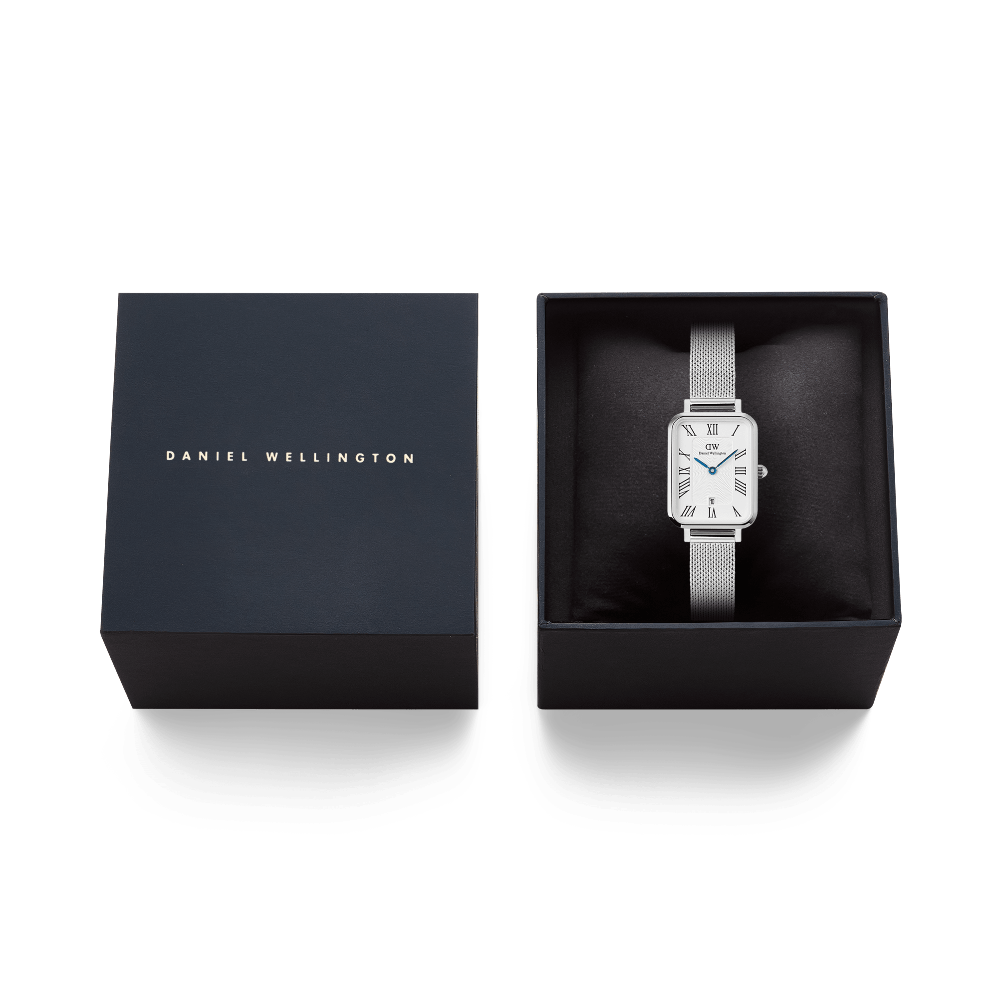 Daniel Wellington Quadro Sterling Roman Numerals Date