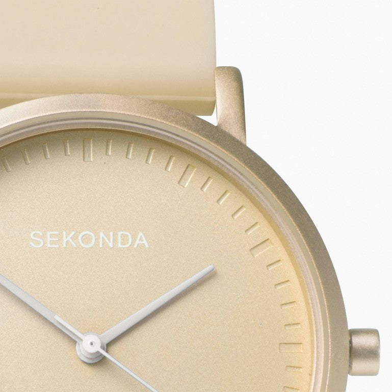 Sekonda Minimal Womens Watch Elegant Gold Tone Fashion Accessory