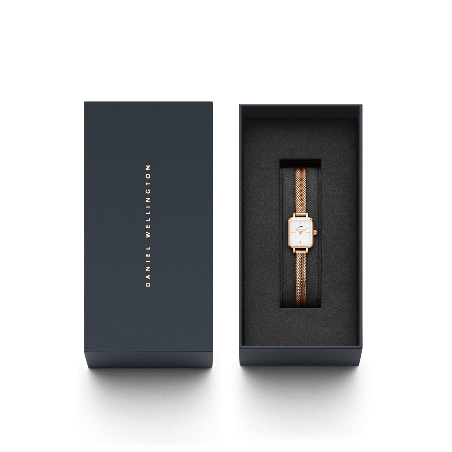 Daniel Wellington Quadro Mini Melrose White Dial Watch DW00100727