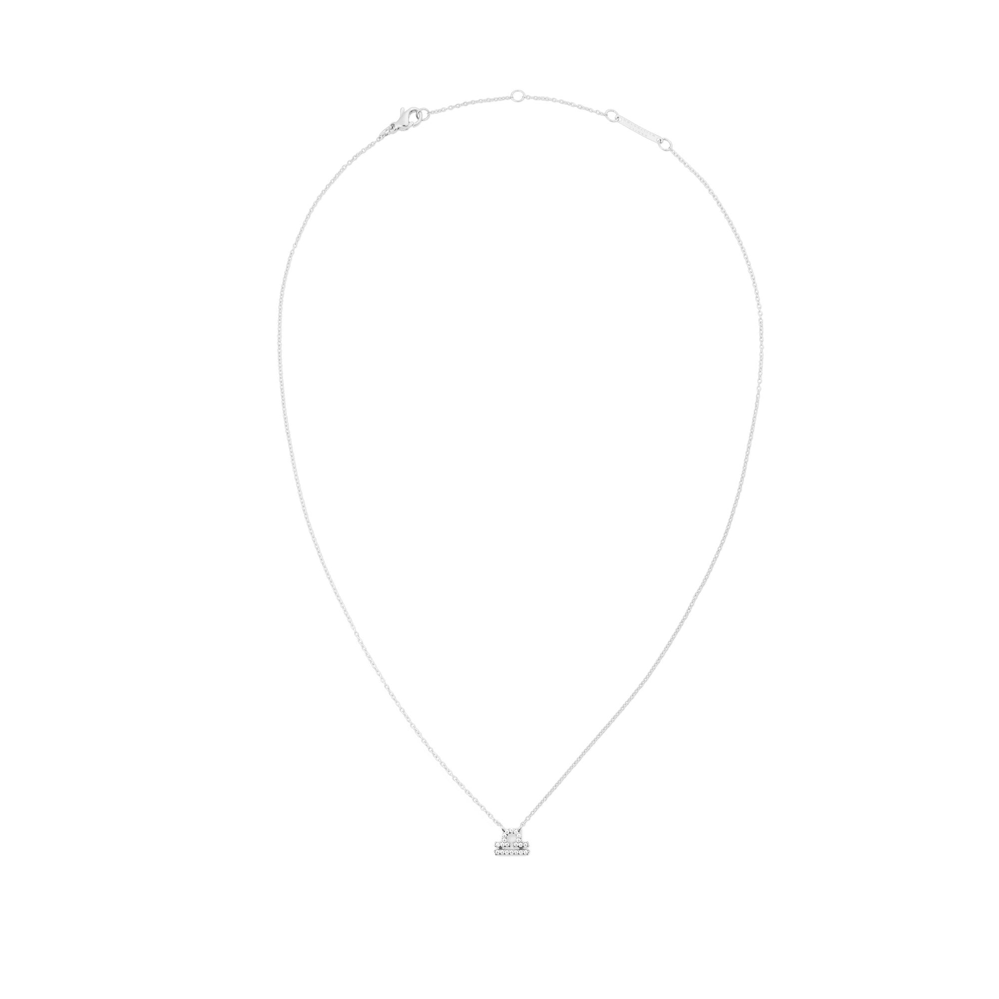 Daniel Wellington Zodiac Crystal Necklace Silver