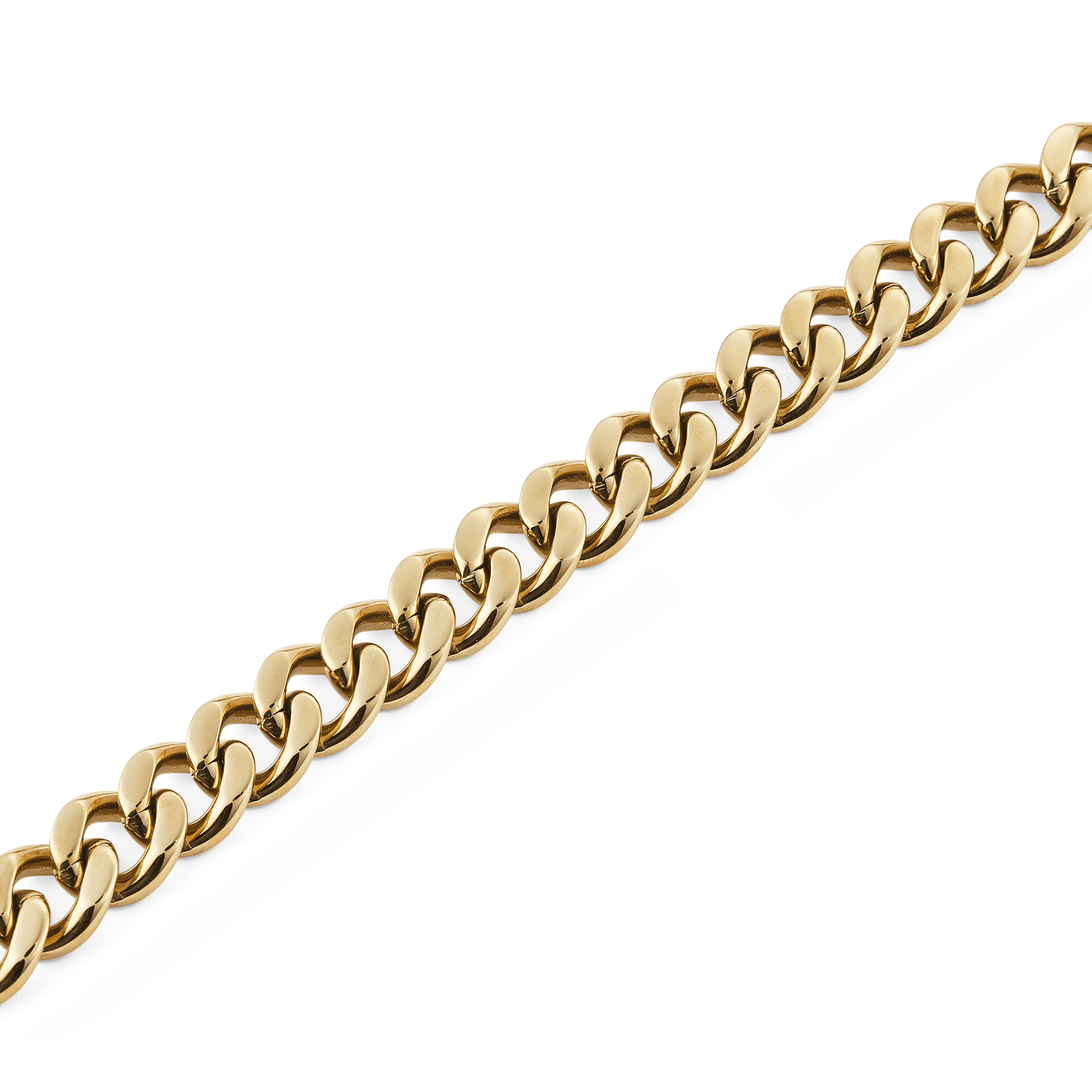 Daniel Wellington Ellipse Cuban Chain Necklace Gold