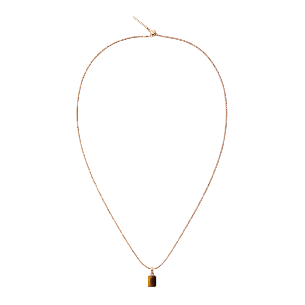 Daniel Wellington Tiger eye Octagon Rose Gold Charm DW00401468