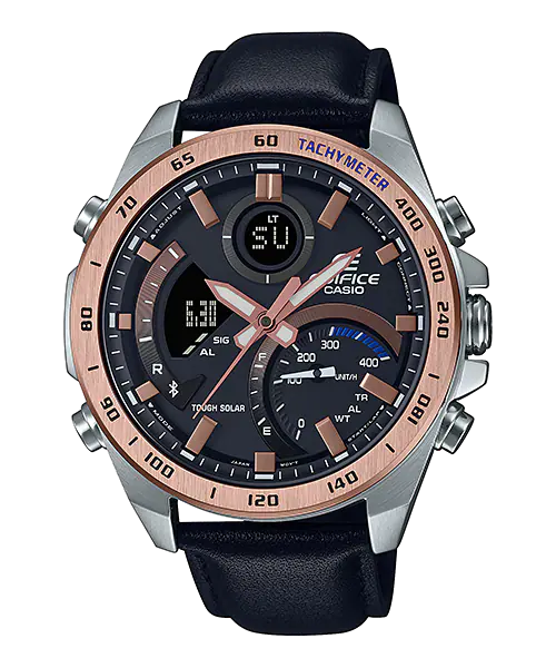 Edifice casio rose gold sales