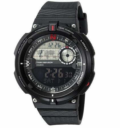 Casio 'Twin Sensor' Quartz Resin Casual Mens Watch