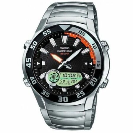 Casio Analog Digital Marine Gear Amw-710D-1Avdf Amw-710D-1Av Mens Watch