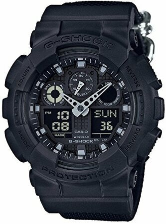 Casio G-Shock Analog Digital Shock Resistant Ga-100Bbn-1A Ga100Bbn-1A Mens Watch