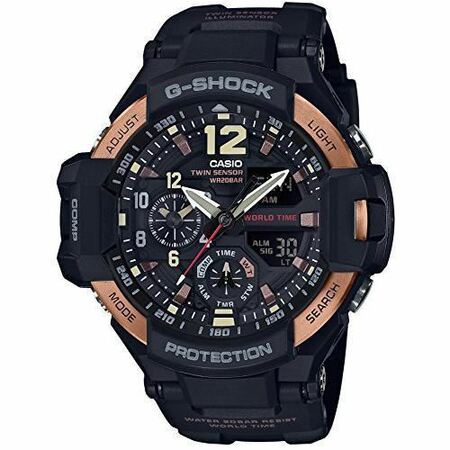 Casio G-Shock Gravitymaster Twin Sensor Ga-1100Rg-1Adr Ga1100Rg-1Adr Mens Watch