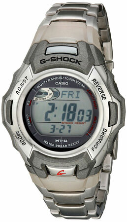 Casio G-Shock Mtgm900Da-8Cr Tough Solar Atomic Stainless Steel Sport Mens Watch