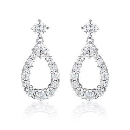 Georgini Katia Teardrop Earring Silver