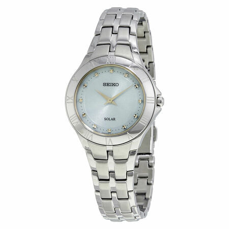 Seiko Recraft Blue Mother Of Pearl Dial Quartz Womens Watch