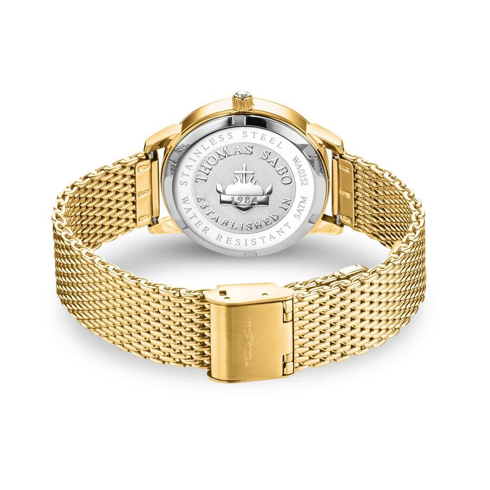 Thomas Sabo Magic Spirit Yellow Gold Blue Dial Womens Watch
