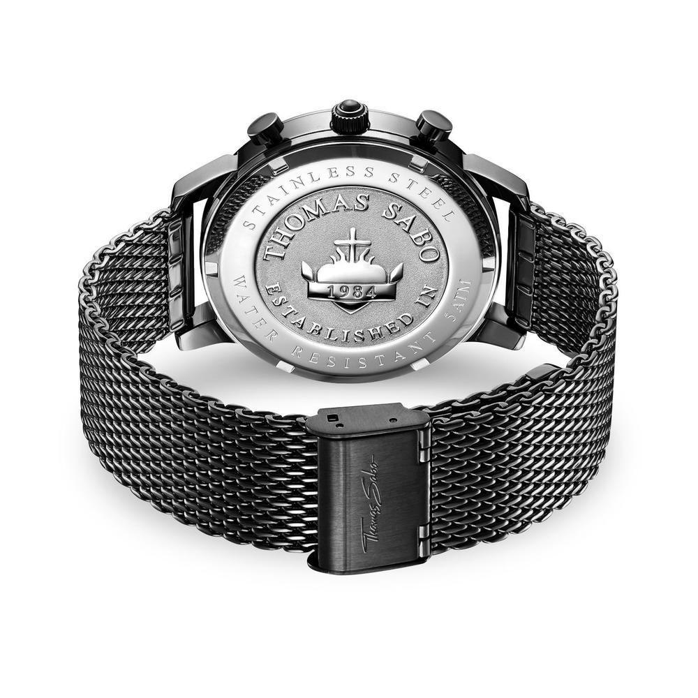 Thomas Sabo Black Stainless Steel Black Dial Mens Watch