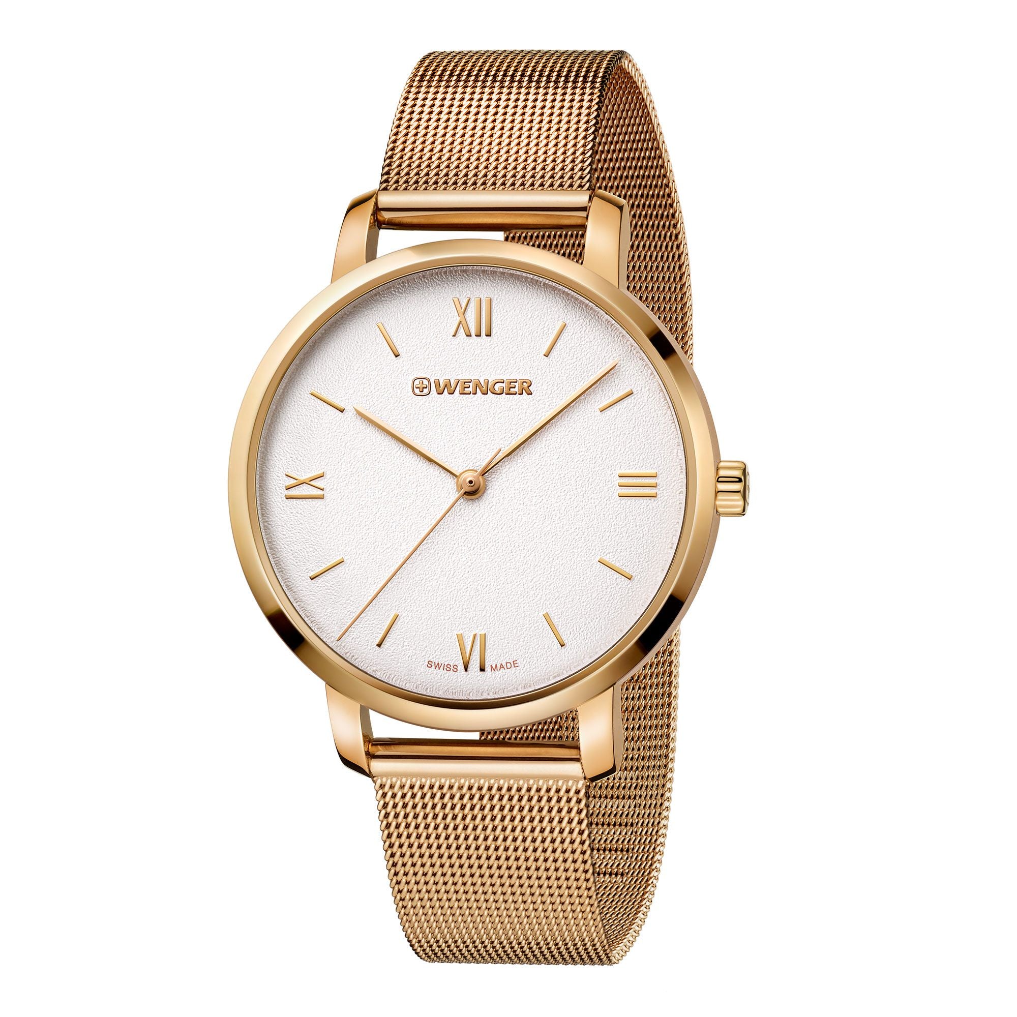 Wenger Metropolitan Donnissima Silver Dial Stainless Steel Watch 01.1731.107