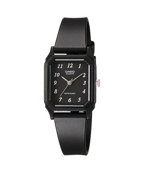 Casio Lq-142-1B Black Face Resin Strap Womens Casual Analog Watch
