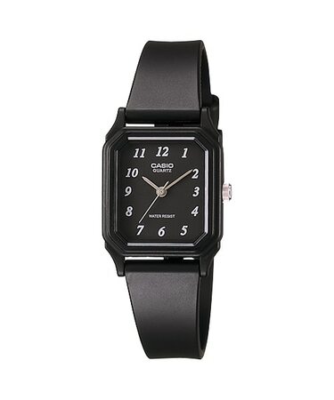 Casio Lq-142-1B Black Face Resin Strap Womens Casual Analog Watch
