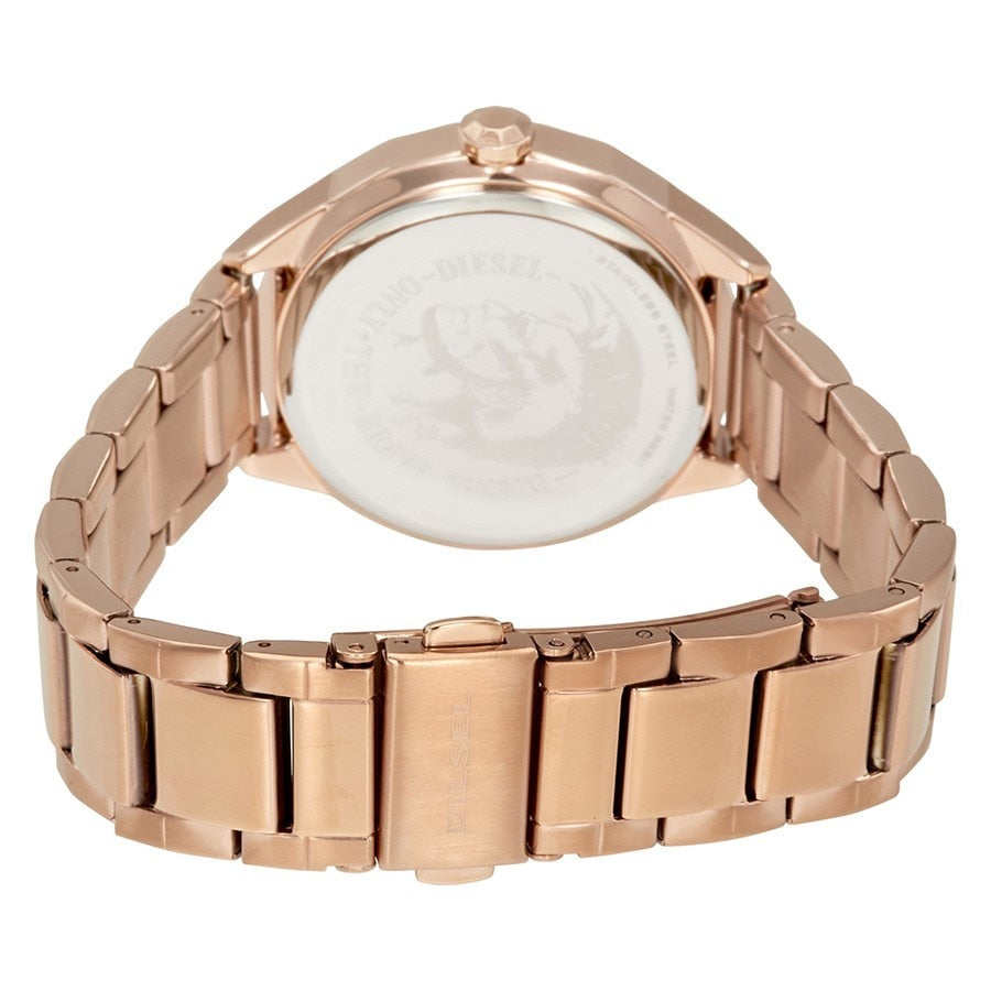 Diesel Kween B Glitter Dial Rose Gold-Tone Womens Watch