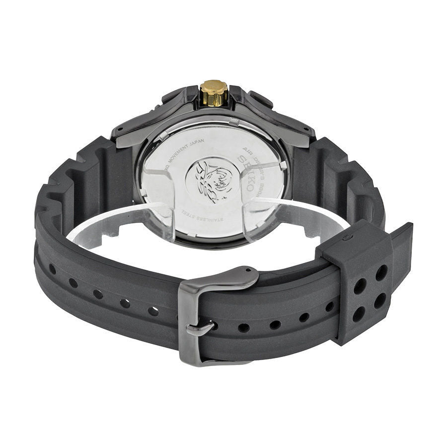 Seiko Black Dial Solar Quartz Mens Watch