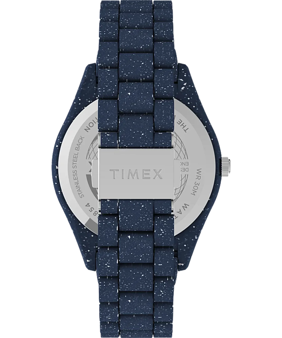 Timex Waterbury Ocean Recycled Plastic Bracelet Watch TW2V37400