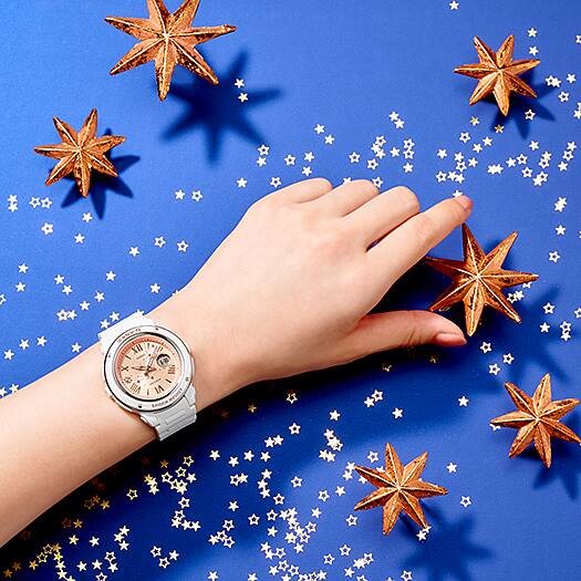 Baby-G Bright Shooting Stars Style Shining Crystal Watch BGA-150ST-7A