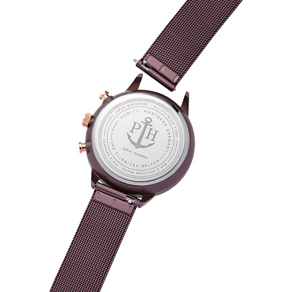 Paul Hewitt Everpulse Dark Mauve Watch