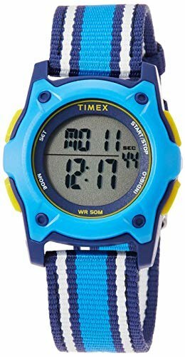 Kid's digital 35mm double layer fabric strap watch on sale