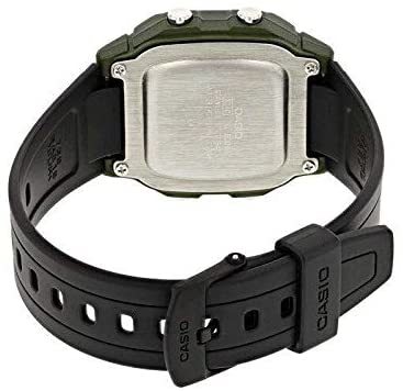 Casio W800HM-3A Classic Black & Green Youth Series Unisex Digital Sports Watch
