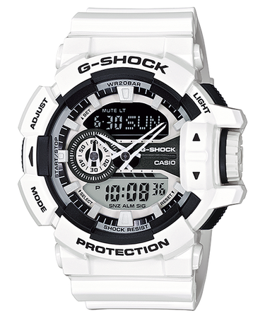 Casio G-Shock Ana-Digital Watch - Black/White (Ga400-7A)