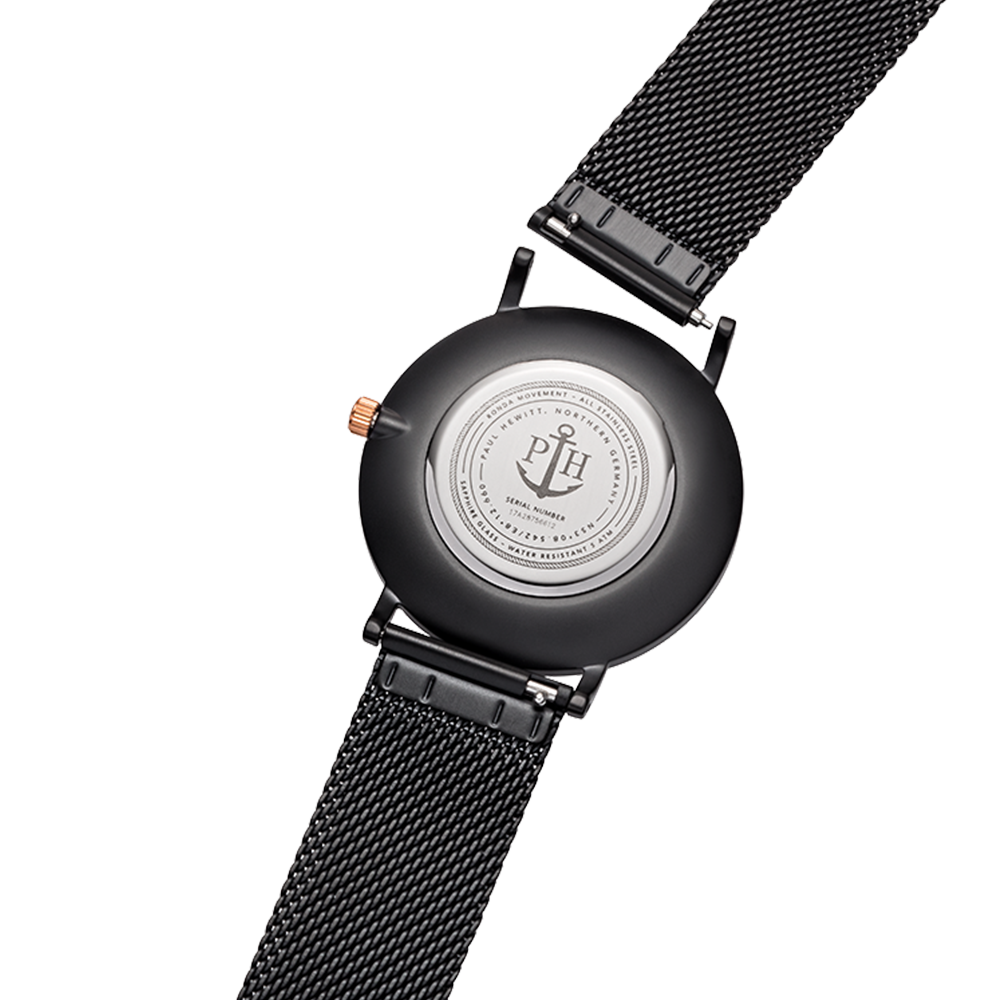 Paul Hewitt Sailor Black Sunray Watch