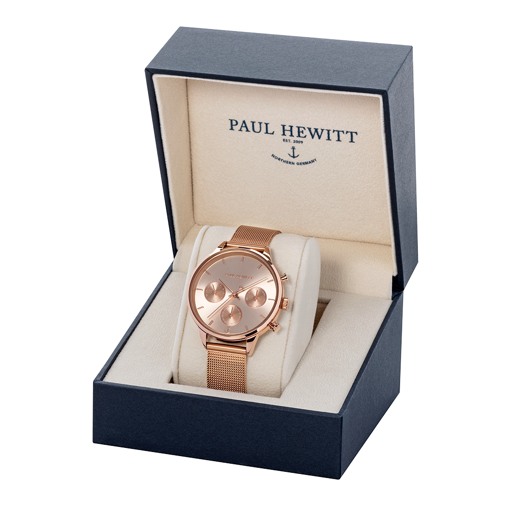 Paul Hewitt Everpulse Rose Gold Mesh Watch