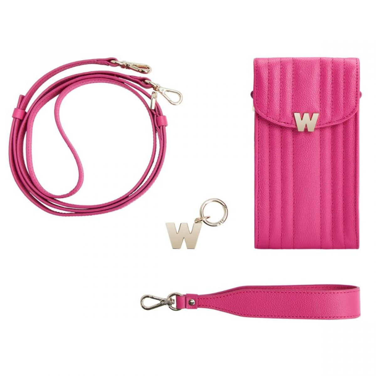 Wolf Mimi Phone Case with Wristlet and Lanyard