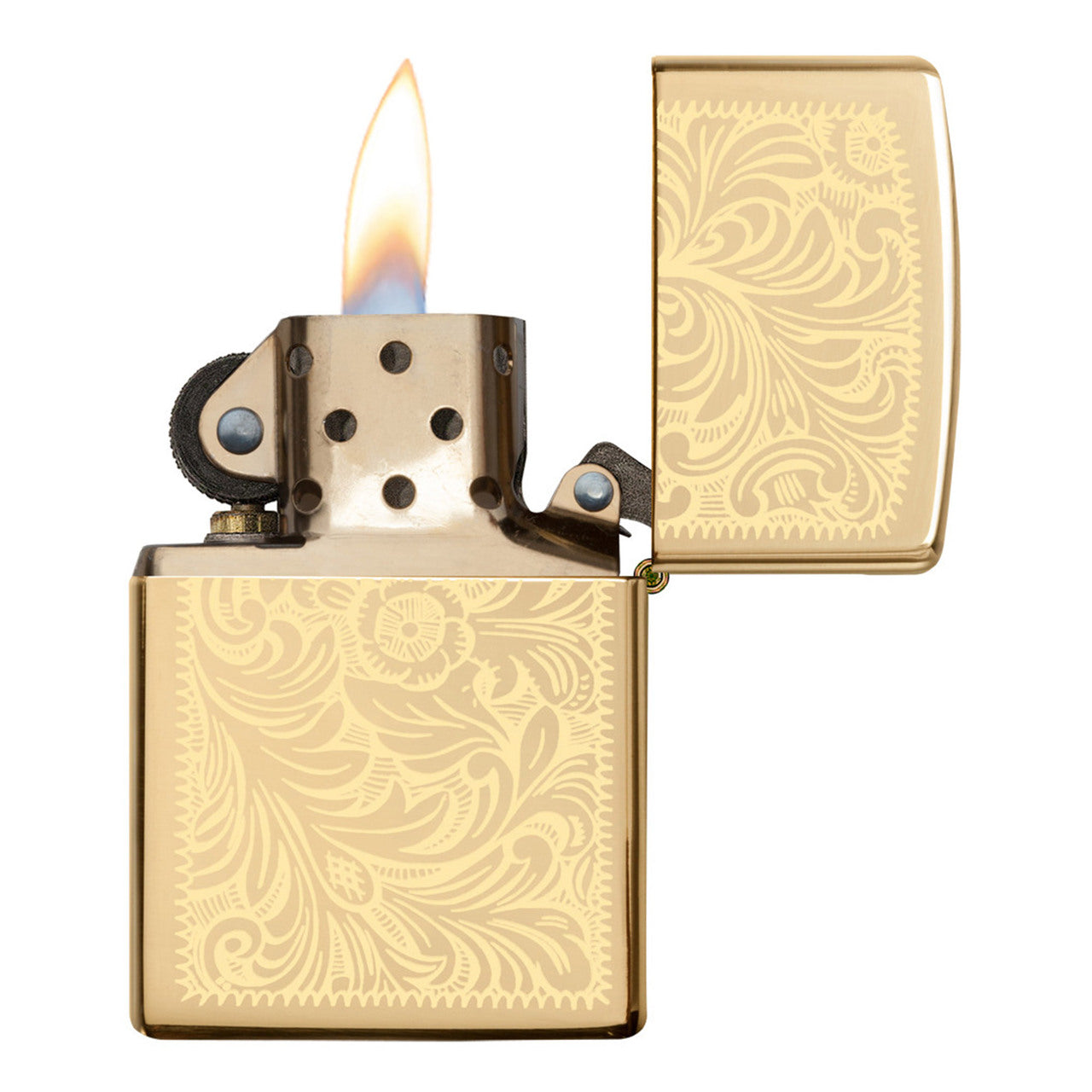 Zippo 352B High Polish Brass Venetian Lighter 90353