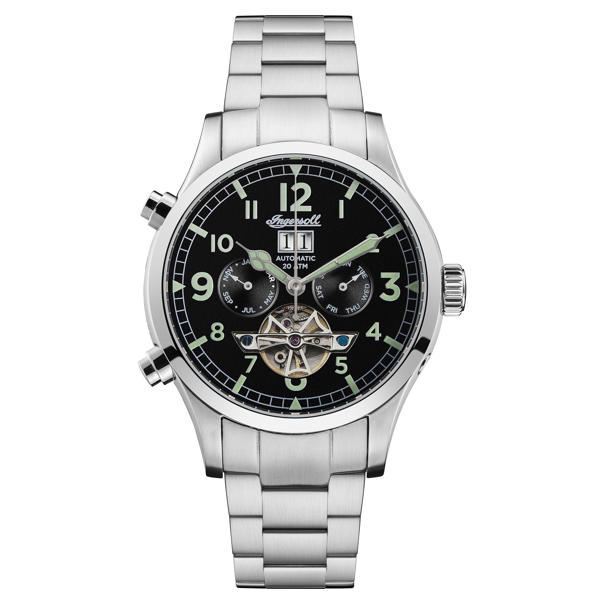 Ingersoll Armstrong Automatic Steel Watch Watch Direct