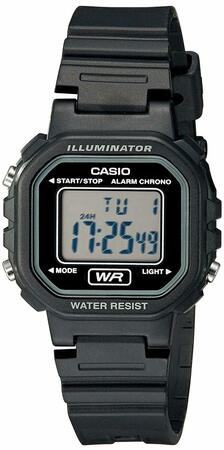 Casio Womens La20Wh-1Acf Classic Digital Black Resin Watch
