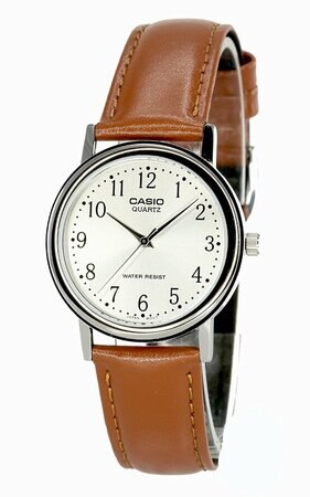 Casio Leather Mens Watch
