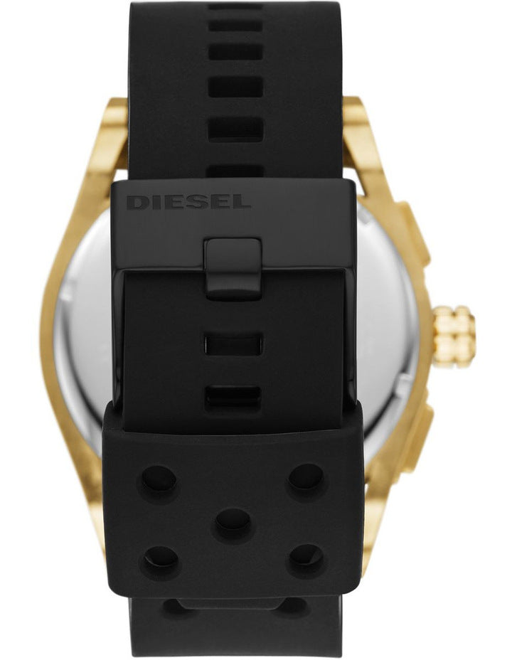 Diesel Timeframe Chronograph Black Silicone Watch